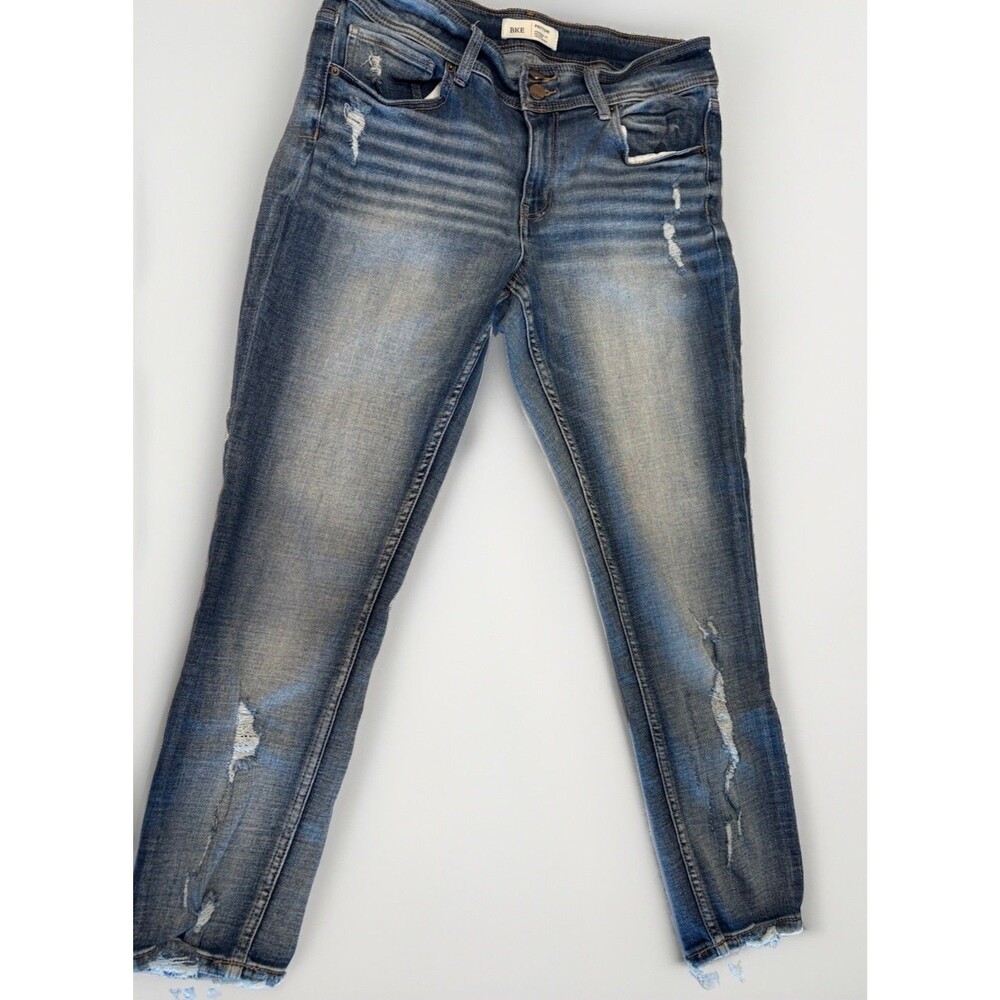 BKE (Buckle), specifically styled with light distressing